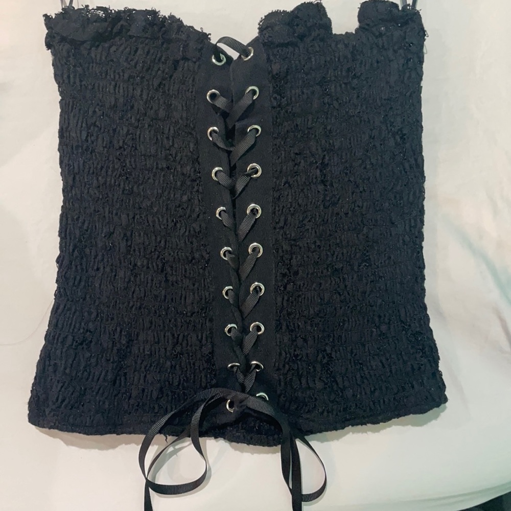 Cute night out fancy tube top from ZARA!!